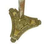 Hollywood Regency Kapstok Onyx En Messing Fifties 167Cm thumbnail 8