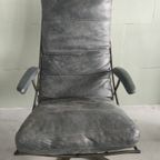 Lederen Industriële Fauteuil Van Het Anker Type Tiberius thumbnail 5