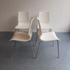 Marco Maran For Knoll – Gigi Chairs White, Set Of 8 thumbnail 15