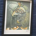 Pablo Picasso (1881-1973) - Man Buste thumbnail 3