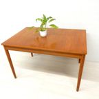 Retro Vintage Eettafel Tafel Jaren 60 Hout Uitschuiftafel thumbnail 2