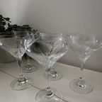 Set Van 5 Kristallen Champagne Glazen thumbnail 2