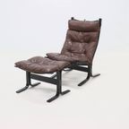 Siesta Lounge Chair And Ottoman By Ingmar Relling For Westnofa Norway 1960S thumbnail 2