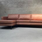 !!Actie!! Hoekbank Fali Cognac Van €1099 Voor €599 thumbnail 2