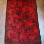 Vintage Vloerkleed Bruin Rood Jaren 70 Kleed thumbnail 2