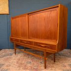 Vintage Highboard, Holger Christensen, Deens Design 1960s thumbnail 14