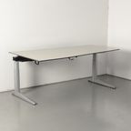 Ahrend Essa Elektrisch Bureau, Zandmelee Blad, 180 X 80 / 100 Cm, Hoogte Instelbaar Onderstel, Re thumbnail 2