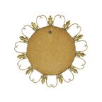 Vintage Fish Eye Bolle Spiegel Sunburst Heksenspiegel Deknudt Hollywood Regency thumbnail 9