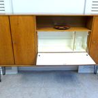 Mooie Vintage Highboard Retro Buffet Wand Kast thumbnail 4