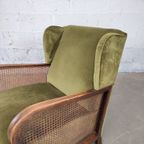 Mid-Century Fluwelen Fauteuil thumbnail 7