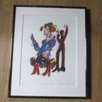 Jan Sierhuis Litho Spaanse Dans 2006 Expressionisme Vintage thumbnail 2