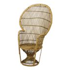 Grote Rotan Rieten Pauwstoel Troon Emanuelle Boho 131Cm thumbnail 11