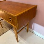 1950's Swedish Mid-century Teak Side Table / Hall Cabinet thumbnail 4