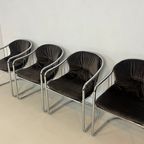 Set Of 4 Gastone Rinaldi Dining Chairs For Rima thumbnail 7