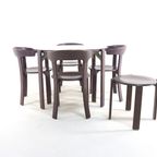 Bruno Rey Voor Kusch & Co Eetkamerset Tafel + Stoelen Vintage thumbnail 5