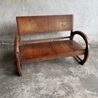 Antique Wooden Bench thumbnail 3