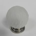 Art Deco Plafondlamp Met Mat Glazen Kap, Jaren 30 thumbnail 3