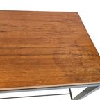 Stiemsma Rotterdam - Bijzettafel - Teakfineer - Metaal - 1960'S thumbnail 6