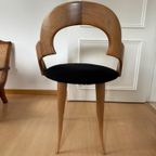 Eettafel Leolux Trias Met 6 Vintage Stoelen thumbnail 6