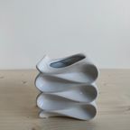 Set Bloempot Bijzonder "Wave"Design Wit thumbnail 5