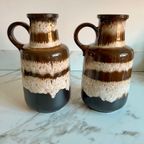 Ceramic Jug Vase By Scheurich West Germany (2X) thumbnail 7