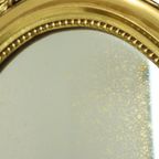 Klassieke Ovale Gouden Spiegel Lint Decoratie Frankrijk 58Cm thumbnail 7