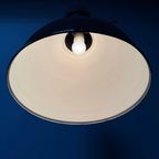 Grote Zwart Emaille Bauhaus Fabriekslamp thumbnail 7