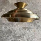 Dijkstra Goudkleurige Hanglamp , Jaren 70 thumbnail 10