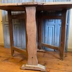 Wijnproeftafeltje Klaptafel Bijzettafel Frans Antiek thumbnail 10