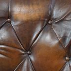 Royale, Zeer Comfortabele En Tijdloze Schapenleren Fauteuil In Een Prachtige Donkere Warme Kleur thumbnail 6
