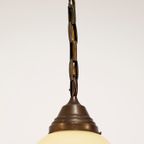 Antieke Art-deco Hanglamp thumbnail 4