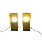 Boxford Holland - Jan Des Bouvrie - Kubus Lampen (2) - Cubic Lamp - R2217 - 1990'S thumbnail 2