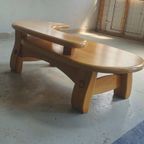 Vintage Brutalistische Salontafel - 70s thumbnail 3