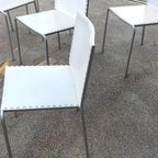 Set Van 6 Desalto 'Zip' Eetkamerstoelen, Marco Maran, Italië thumbnail 7