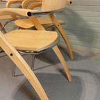 Set Van 4 Vintage Design Can Can Stoelen, Komplot thumbnail 13