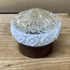 Art Deco Plafonlamp Vintage Plafonniere Glas thumbnail 3