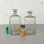 3 Grote Glazen Apotheekflessen thumbnail 7