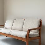 Vintage Teak Houten Bank Van dyrlund thumbnail 3