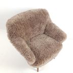 Vintage Bankstel Bruin Teddy | Bankje En Fauteuil Cocktail thumbnail 9