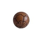 Kunststof Ronde Decoratie Bol Ø 10 Cm Met Streepmotief thumbnail 2