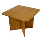 Vintage Grenen Salontafel / Bijzettafel Minimalist Design thumbnail 21