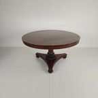 Uitstekende Kwaliteit 19E-Eeuwse Willem Iv Palissander Ontbijttafel Met Kantelblad – Ca. 1820 thumbnail 4