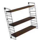 Tomado Holland - Modulair Wall System With 3 Shelfs And 2 Uprights - Wood Fineer thumbnail 7
