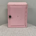 Roze Brocante Medicijnkastje Wandkastje Vintage thumbnail 7
