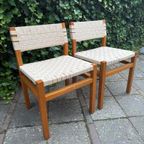 2 Vintage Japandi Design Stoelen Stijl Alvar Aalto thumbnail 2