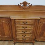 Grote Vintage Louis Xv Wandkast, Buffetkast, Dressoir, Ladekast thumbnail 19