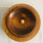 Handgesneden Houten Ronde Doos thumbnail 6