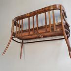 Rare Thonet Bench, Not Marked. Width 107/ Height 80 /depth 50/ Seat Hight 47 Cm thumbnail 9