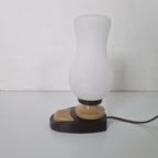 Vintage Space Age Bureau Lamp Met Schakelaar In De Voet. thumbnail 5