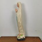 Antiek Vintage Beeld Heiligenbeeld Beeld Maria In Gips 72 thumbnail 13